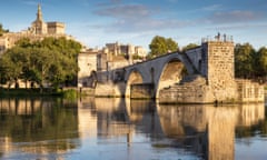The Pont Saint-Benezet, Avignon, in southern France.