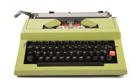 A typewriter