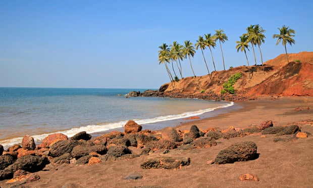 A beach at Redi, Konkan, Maharashtra 