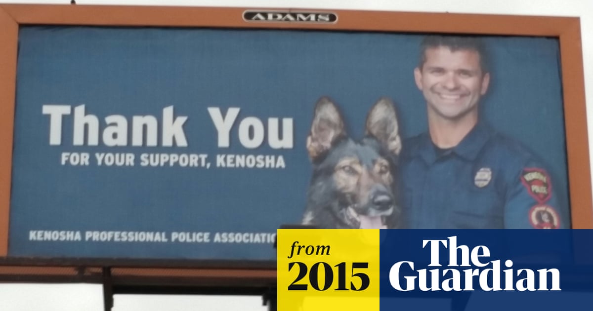 Wisconsin police billboard features officer who shot two people in 10 days
