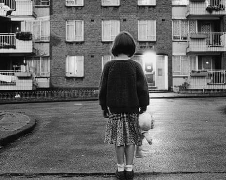 Girl in council estate