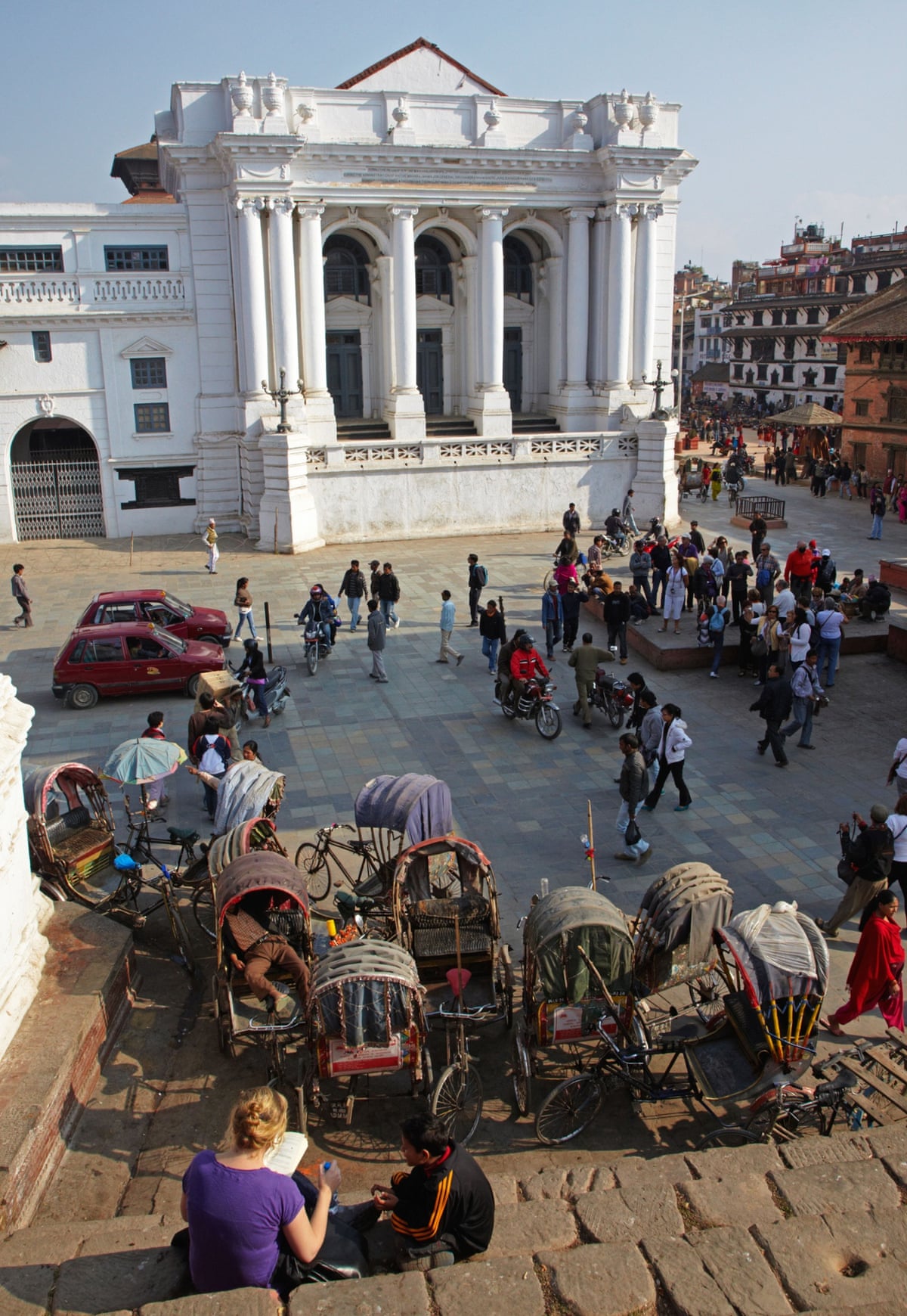 Kathmandu, Nepal, before and after the earthquake - in ...