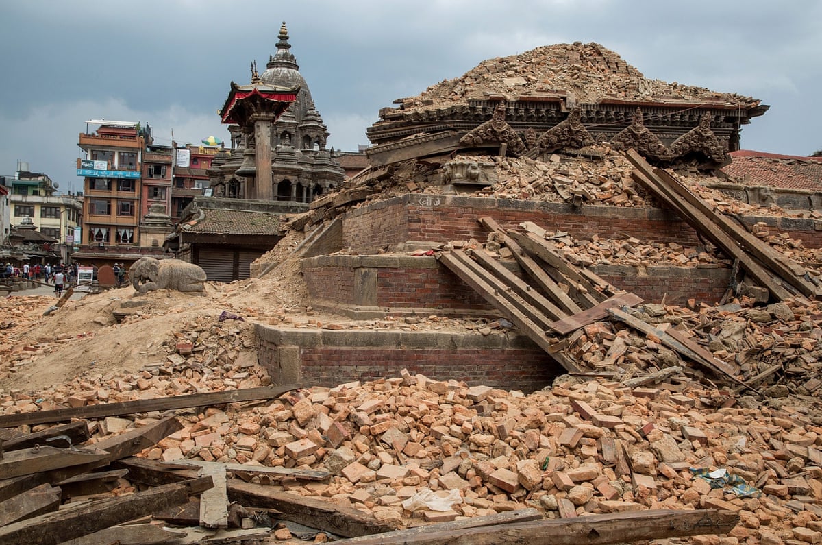 Kathmandu, Nepal, before and after the earthquake - in ...