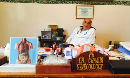Dr Chraibi in his office