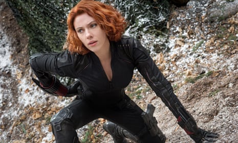 Scarlett Johansson as Black Widow in The Avengers: Age of Ultron