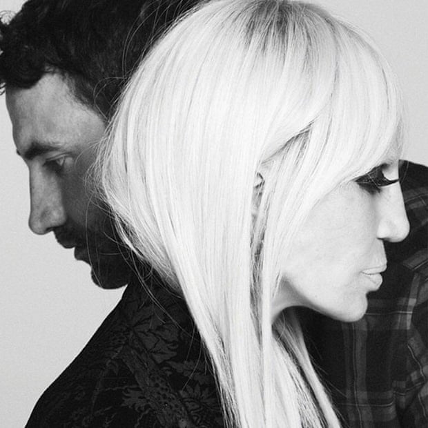 Donatella Versace in the new campaign for Givenchy