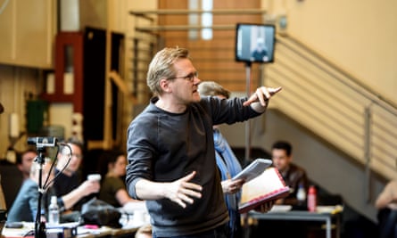 Kasper Holten rehearsing King Roger at the Royal Opera House, April 2015.