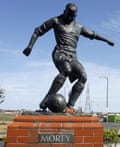 Blackpool's Stan Mortensen statue, pictured in June 2010.