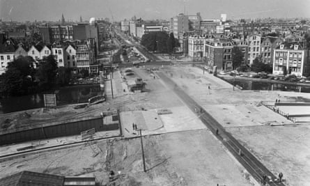 In the 1960s Amsterdam was in danger of being given over to the car – many wide new roads were built with little or no cycle provision.