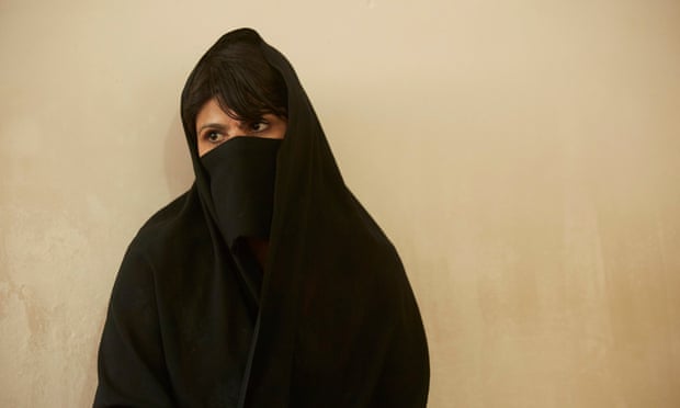 Setara had her face and chest with a knife cut by her husband, disfiguring her for life, Herat