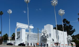 Painting The Town Artist Whitewashes Los Angeles Motel