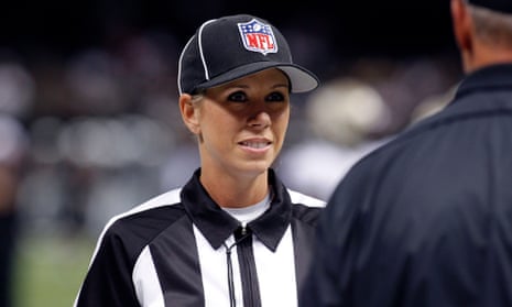 Another first for NFL referee Sarah Thomas: She's headed to the