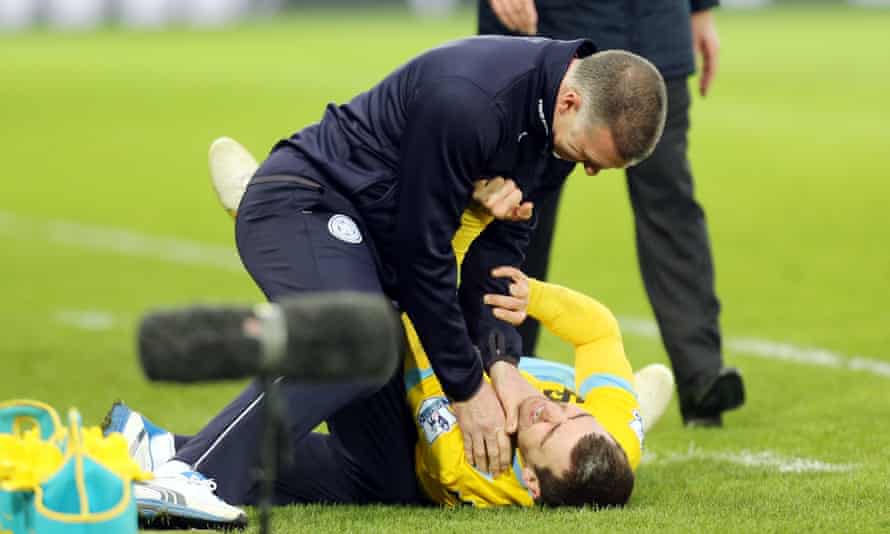Nigel Pearson gets to grips with Palace's James McArthur in February.