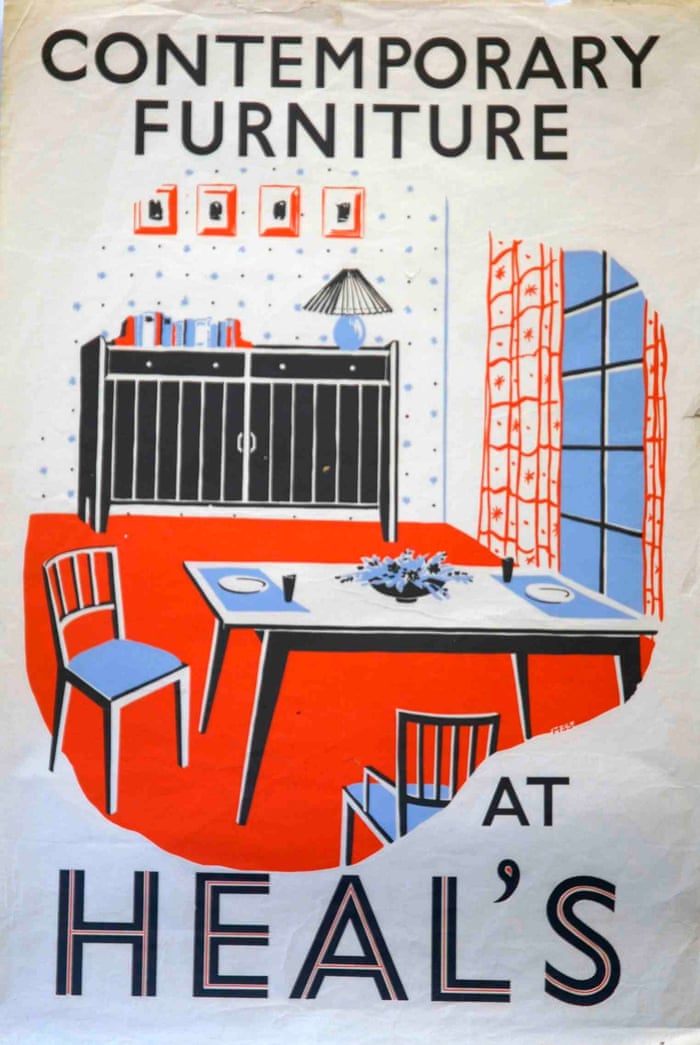 Vintage Heal s furniture store posters in pictures Art and