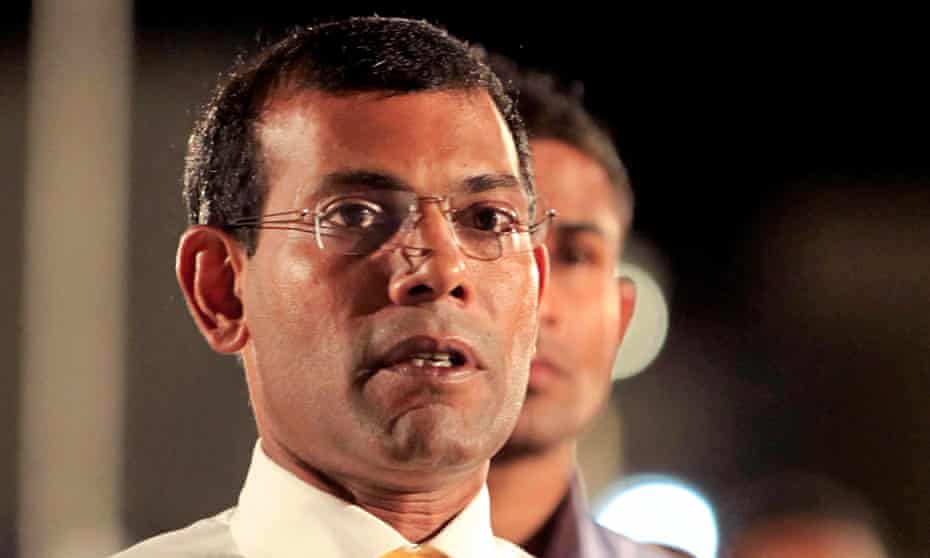 Former Maldives president Mohamed Nasheed