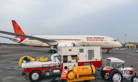 An Air India Dreamliner jet. The Times of India said the first officer took offence at being asked to write down flight information and beat up the captain.