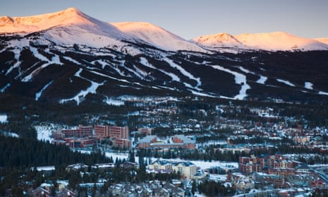A ski resort in Breckenridge, Colorado, outside of Denver. In preparation for the 1972 games, officials planned to use resorts far outside Denver to host Olympic events, but faced stiff opposition.