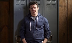 Matthew Crawford leaning against lockers