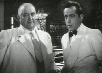Humphrey Bogart and Sydney Greenstreet in Casablanca