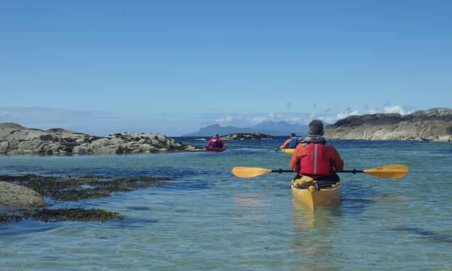 Water works: sea kayaking off the Jacobite Coast.