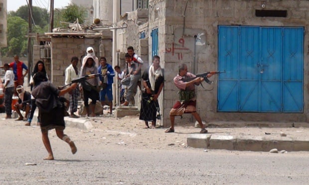 Clashes in the northern Dar Saad neighbourhood of Aden.