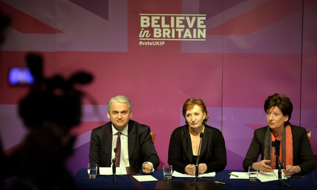 Ukip's Patrick O'Flynn, Suzanne Evans and Diane James unveil the party's policies for women.