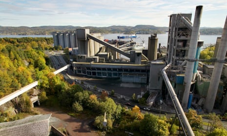 NORCEM Cement plant in Brevik, Norway