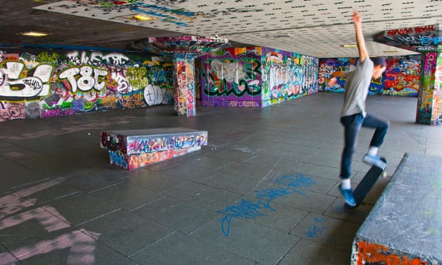 The undercroft skating area at London’s Southbank Centre, saved from redevelopment.