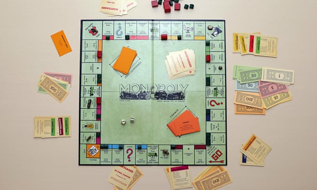 English edition of the Monopoly Board Game.