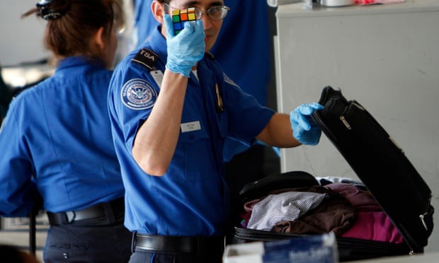 Since 2003, America's Transportation Security Administration has required all locked baggage to have Travelsentry locks, which allow anyone with a widely held master key to open them.