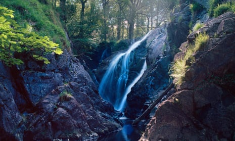 Enchanting cascade … Rhaeadr Ddu, Dolgellau, Wales.