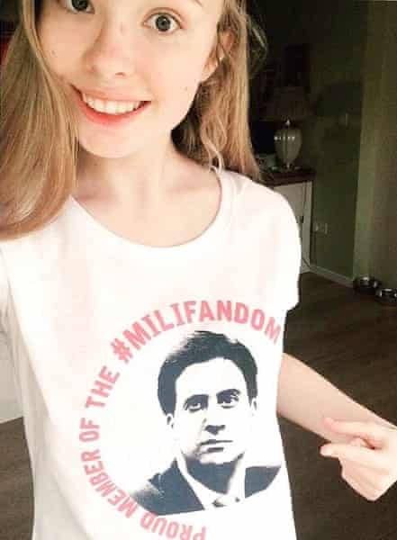 Abby Tomlinson in her Milifan T-shirt.