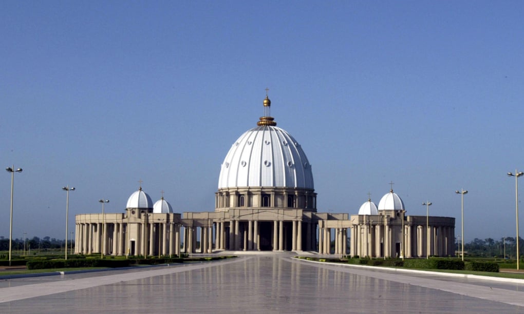 Completed in 1989 for an estimated $300m, the basilica is said to have doubled Ivory Coast’s national debt.