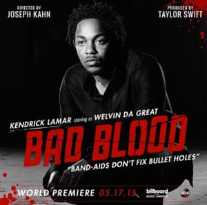 Taylor Swift S Bad Blood Posters In Pictures Music The Guardian