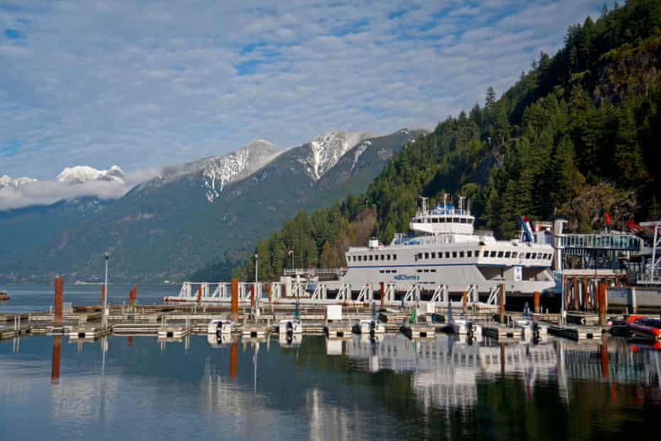 The ferry terminal at Horseshoe Bay, Vancouver, British Columbia. Canada.