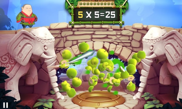Fruit Ninja Academy: Math Master is available for Android and iOS.
