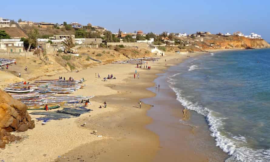 The beach at Toubab Dialaw, Senegal 