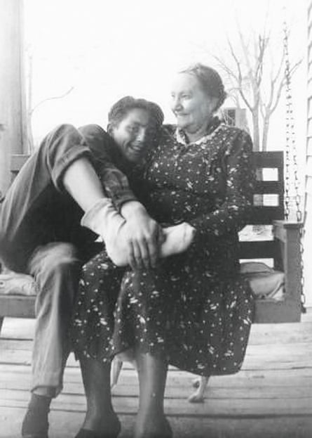 Willie Nelson with his grandmother Nancy