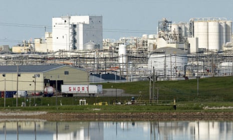 The Dow Chemical Co industrial site in Midland, Michigan. Dow said it will cut about 3% of its global workforce as it prepares to break off a significant part of its chlorine operations.