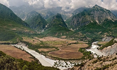 Vjosa river, Albania.