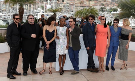 13 May 2015, Cannes, France, France --- International Jury Photocall at 68th Cannes Film Festival at the Palais du Festival in Cannes, France. Pictured: Jake Gyllenhaal, Guillermo Del Toro, Sophie Marceau, Rokia Traore, Ethan Cohen, Joel Coen, Rossy De Palma, Xavier Dolan and Sienna Miller --- Image by   Matt Winter/Splash News/Corbis.