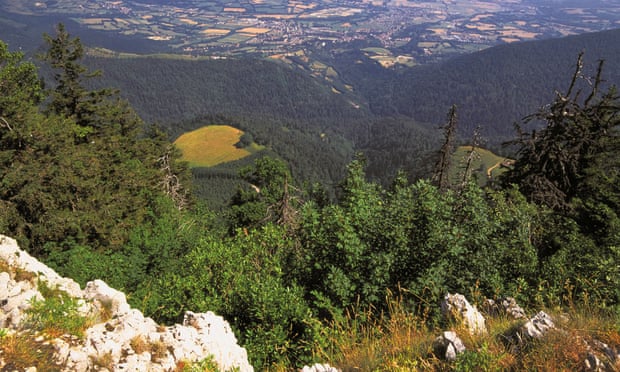 Rhone valley from the Jura