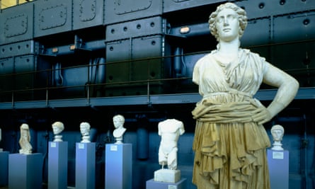 Rome, Italy --- View of Roman Sculpture at the Centrale Montemartini