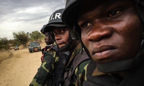 Elite soldiers from Cameroon's Rapid Reaction Force.