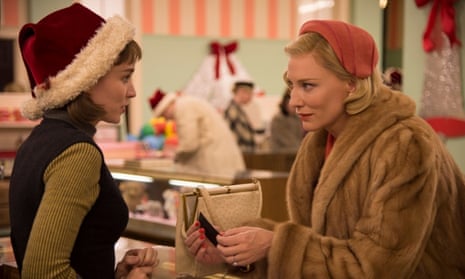 Rooney Mara and Cate Blanchett in Carol, directed by Todd Haynes.