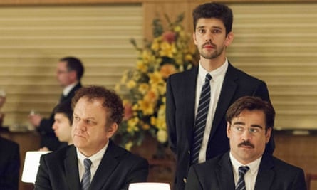 John C Reilly, Ben Whishaw and Colin Farrell in The Lobster