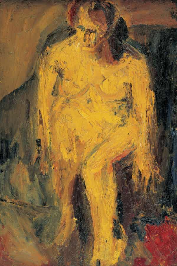 Auerbach's EOW Nude,1952. Private Collection Courtesy Fine Art, London