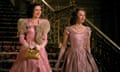 Bel Powley as Princess Margaret and Sarah Gadon as Princess Elizabeth slip away for A Royal Night Out.