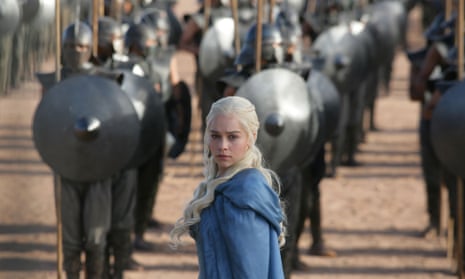 Emilia Clarke in Game of Thrones.