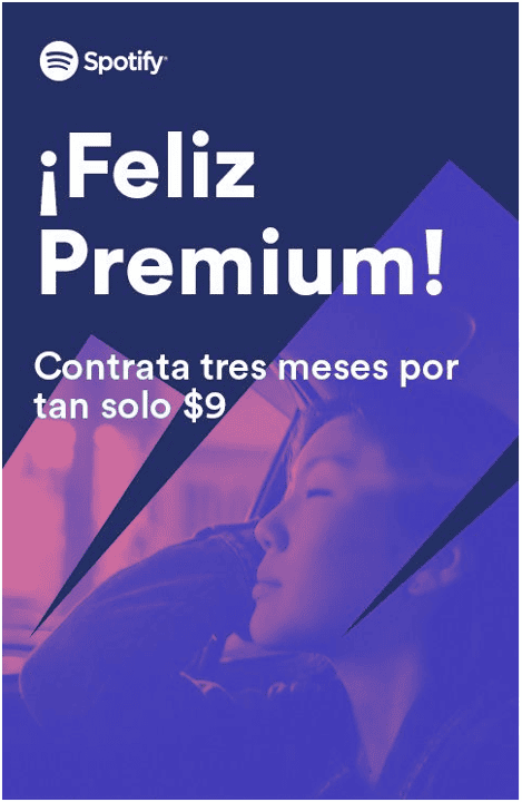 So I’m now signed up to the Mexican Spotify, among other random websites.